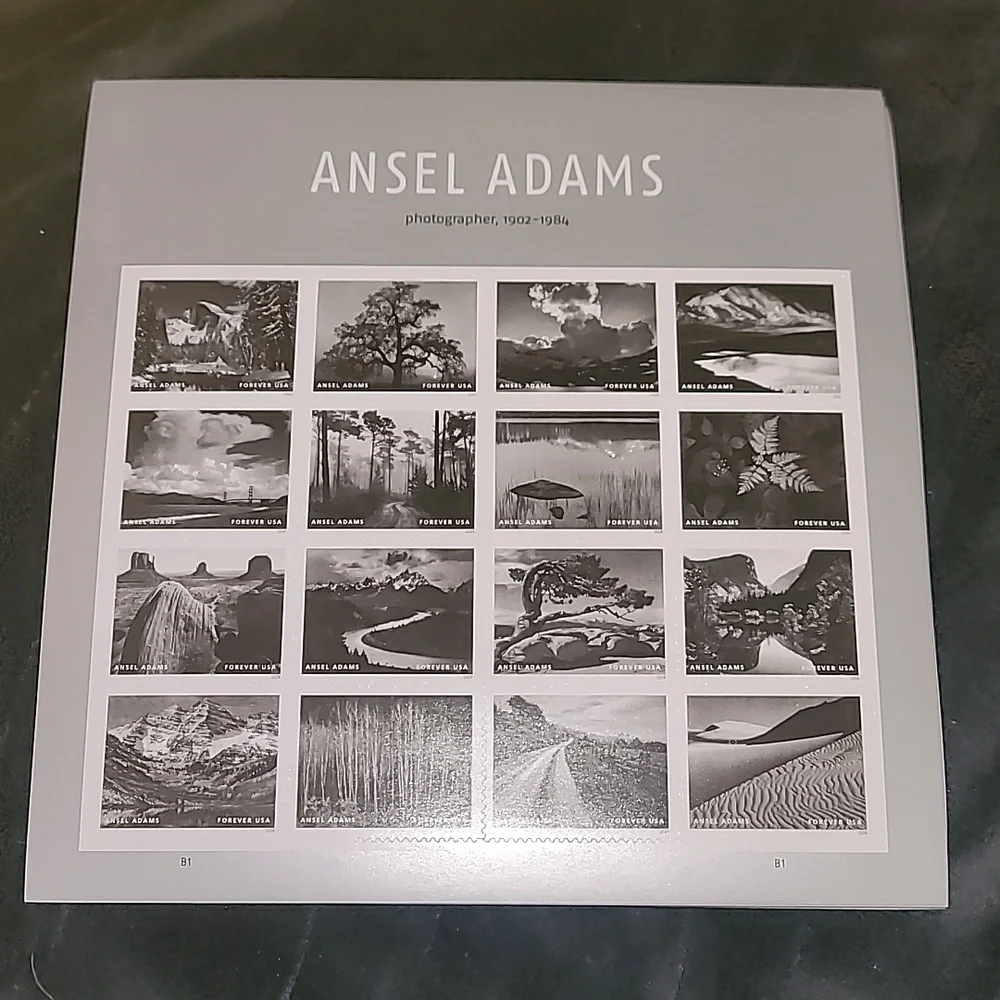 80 Ansel Adams Forever 2024 Postage Stamps USPS Wedding Invitations 2024